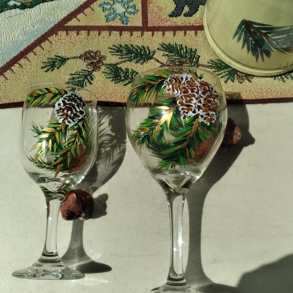 🌲 PINECONE MUG FOLKCRAFT  TIENSHAN  VNPLC SPONGEWARE - Picture 11 of 16